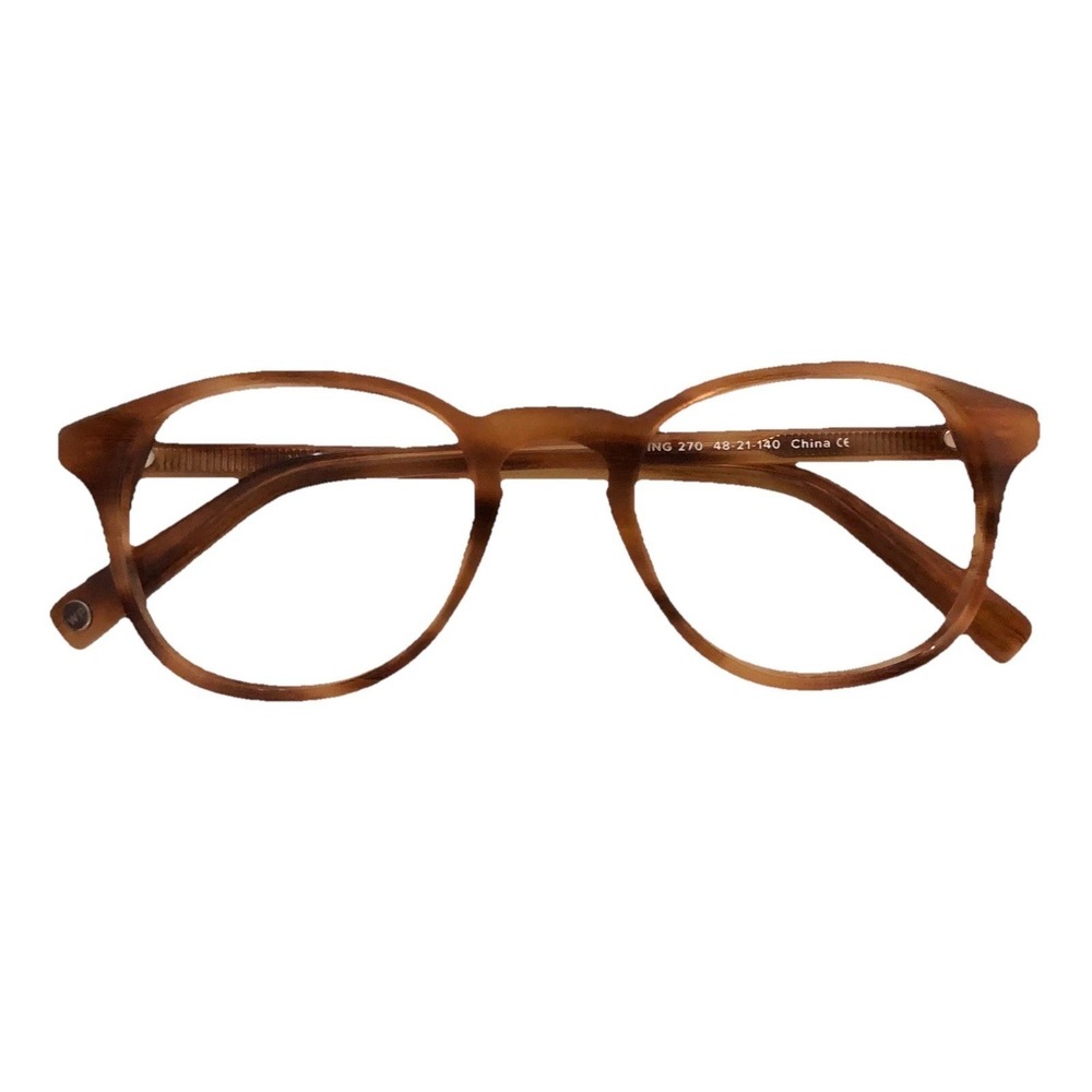 WARBY PARKER Sunglasses FRAME ONLY‎ Downing 270 Brown Tortoise 48-21-140